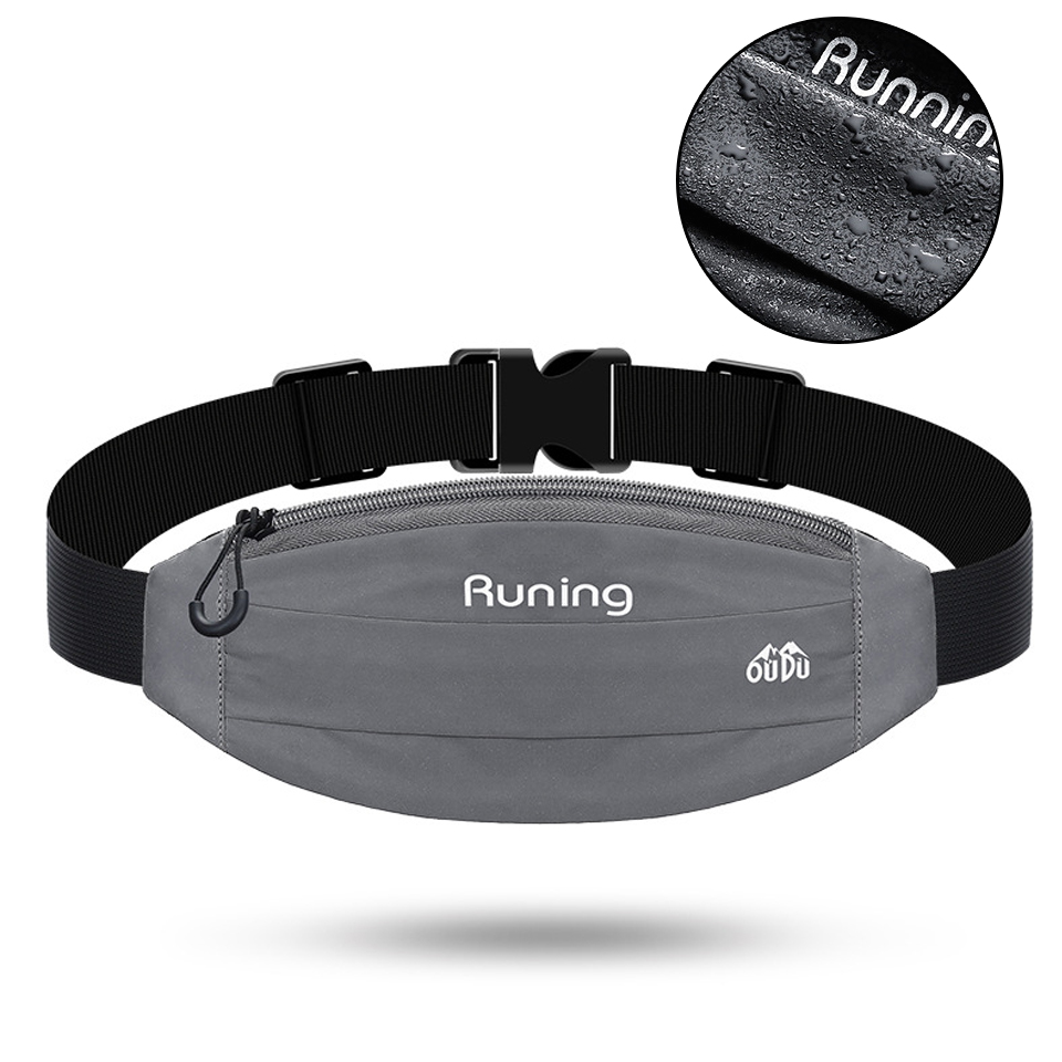 Running Gear To Hold Phone - กระเป๋าวิ่งสะท้อนแสงกระเป๋ากีฬาเอวผู้หญิงผู้ชายที่ใส่เคสโทรศัพท์มือถือกระเป๋าคาดเอวเข็มขัดกระเป๋ากันน้ำ