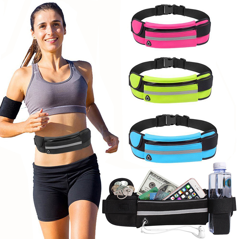 Running Gear To Hold Phone - กีฬา Fanny Pack ผู้หญิงวิ่งเอวกระเป๋าเข็มขัดผู้ชายกระเป๋าโทรศัพท์ยิมกระเป๋า Water Hydration