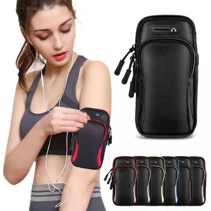 Running Gear To Hold Phone - ปลอกแขนใส่โทรศัพท์สำหรับวิ่ง สำหรับ iPhone Samsung Huawei ขนาดไม่เกิน