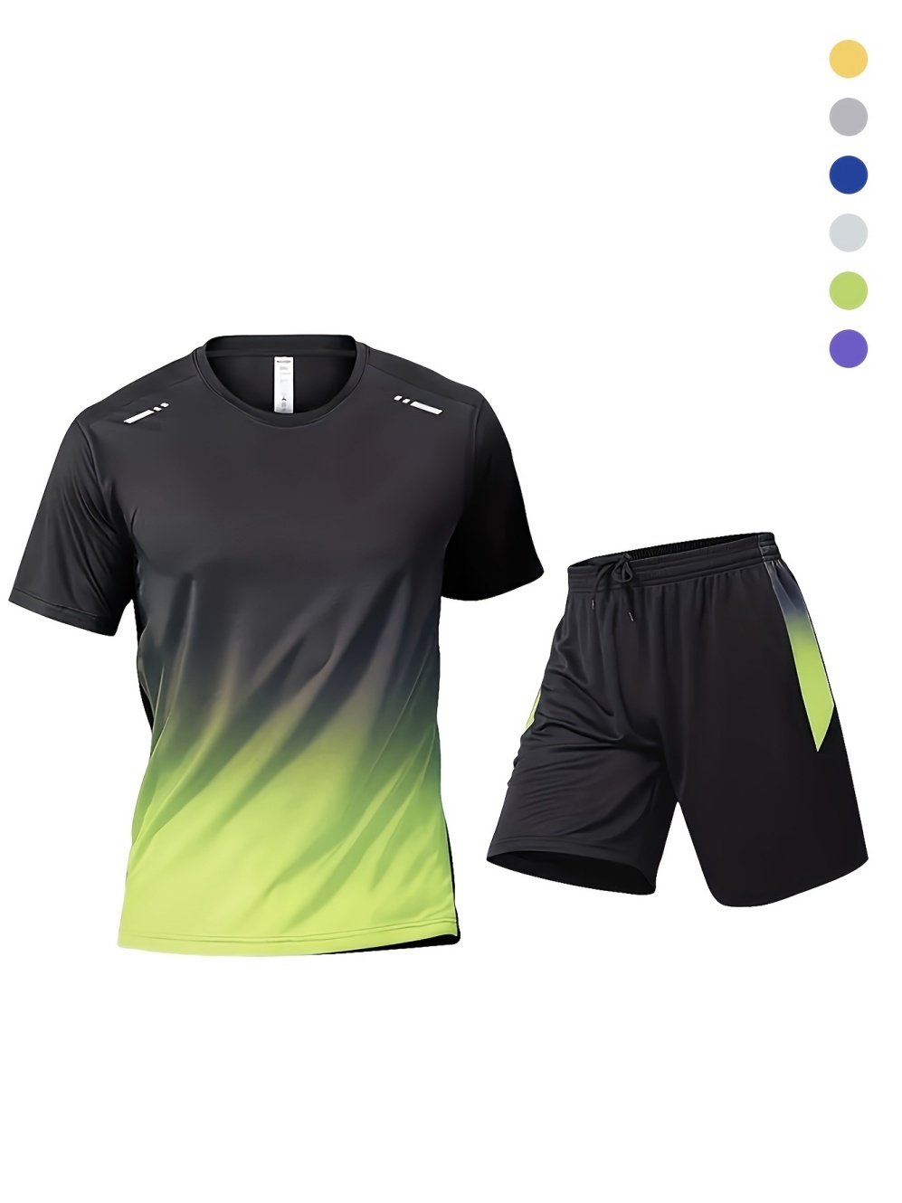 Running Gear Men - ชุดกีฬาฤดูร้อนปี 2026 สำหรับผู้ชาย 2 ชิ้น กางเกงขาสั้น