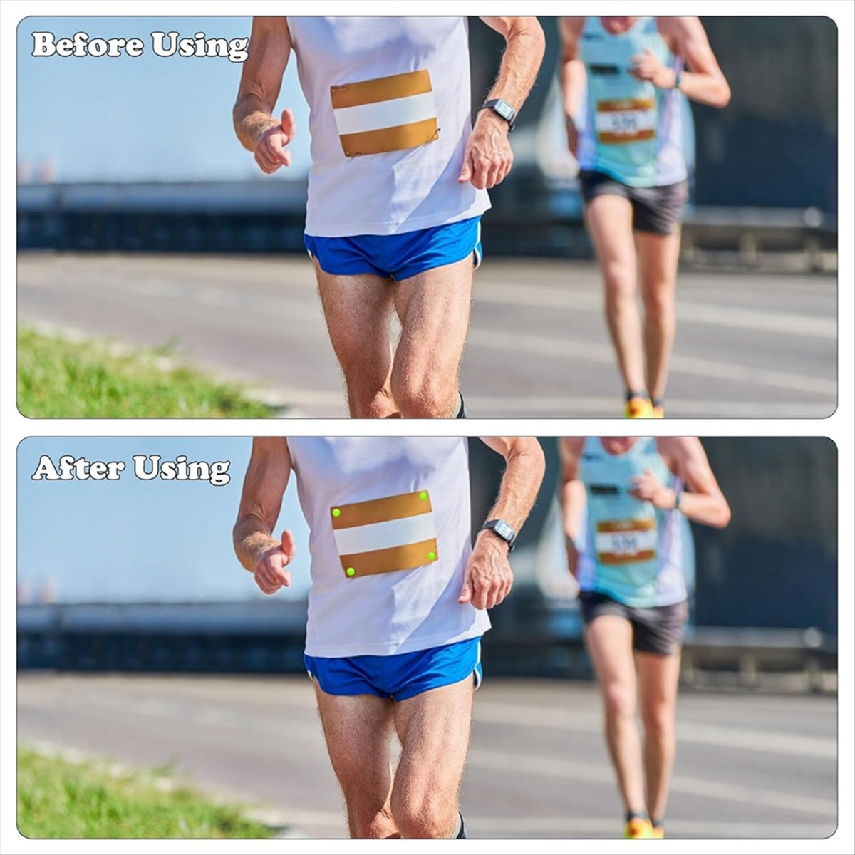 Running Gear Marathon - ABJX คลิปหนีบหมายเลขสำหรับวิ่ง 12 ชิ้น อุปกรณ์ยึดหมายเลขสำหรับการแข่งขันมาราธอน อุปกรณ์ยึดหมายเลขสำหรับวิ่ง