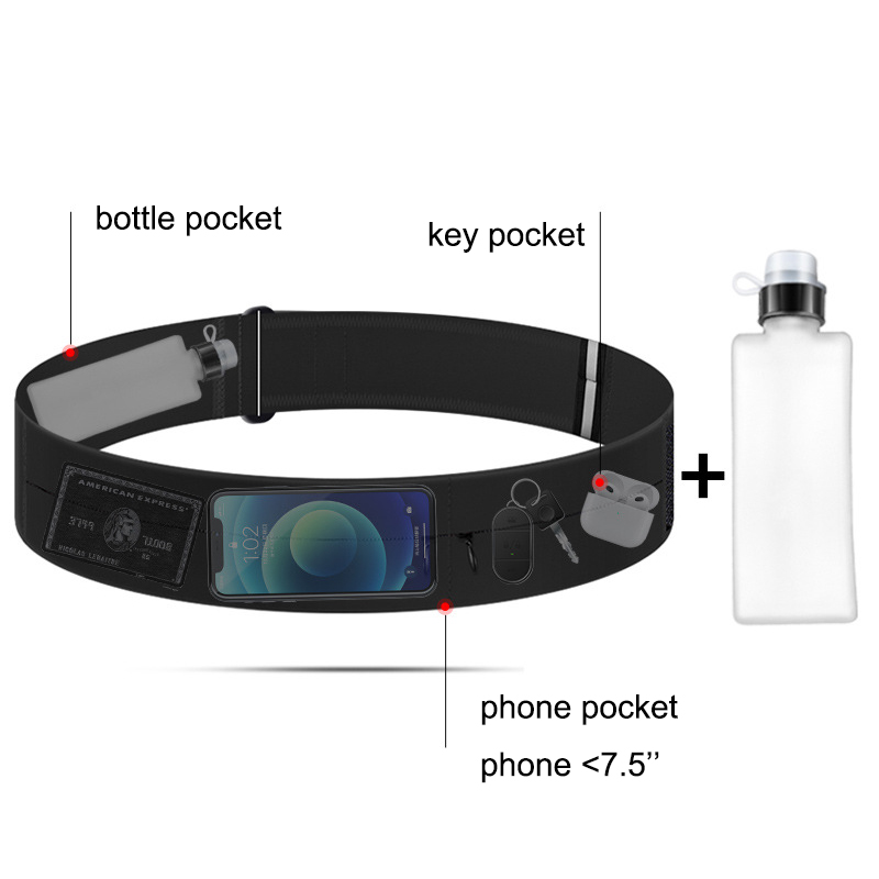 เข็มขัดวิ่งเอวกระเป๋าขวดน้ําผู - Running Gear To Hold Phone บทวิจารณ์และราคา