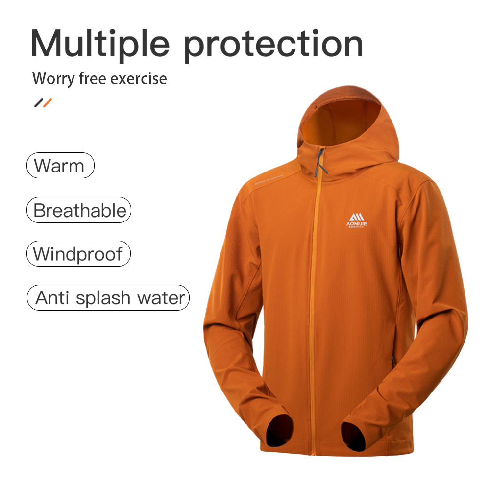 AONIJIE แจ็คเก็ตกันลมสำหรับผู้ - Reflective Running Jacket บทวิจารณ์และราคา