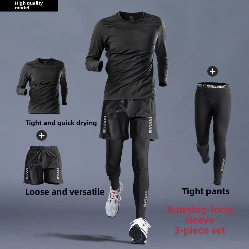ชุดวอร์มวิ่งออกกำลังกายกลางแจ้ - Running Gear Men บทวิจารณ์และราคา