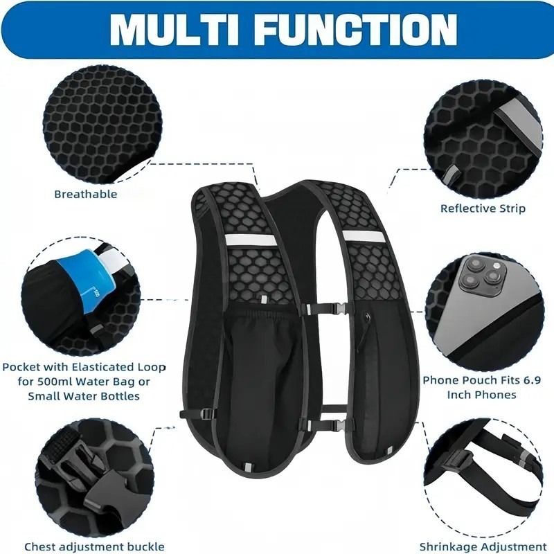 เสื้อกั๊กสำหรับวิ่งแบบเบาพิเศษ - Running Gear Marathon บทวิจารณ์และราคา