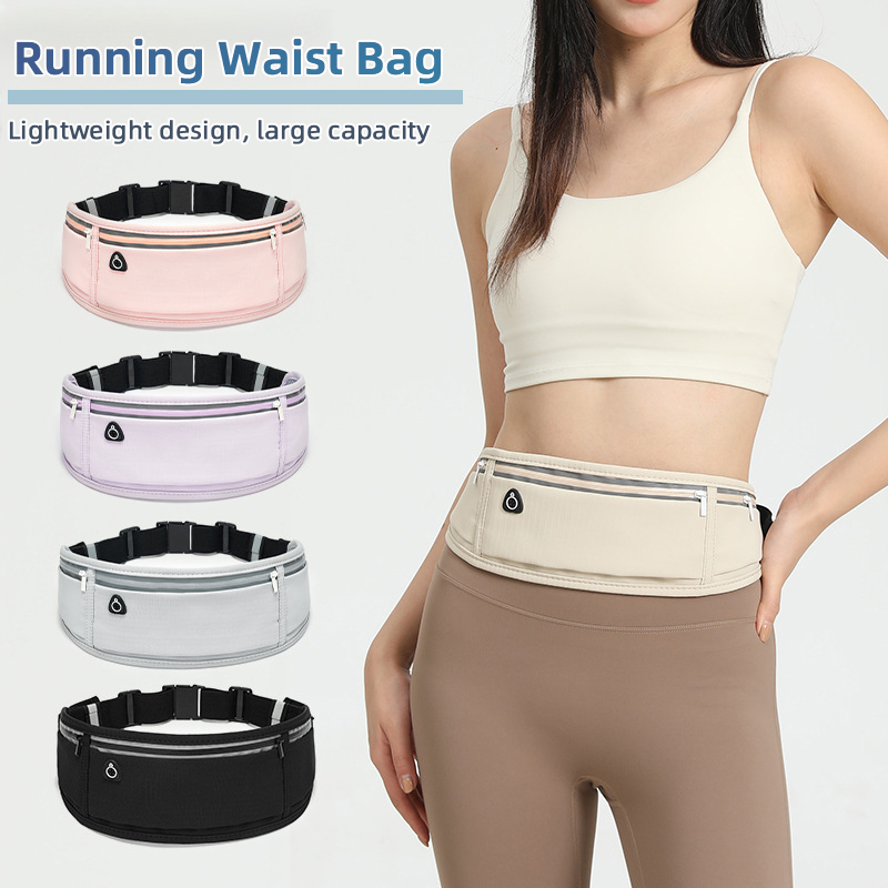 เอวกระเป๋าผู้ชายผู้หญิงกีฬากลา - Running Gear To Hold Phone บทวิจารณ์และราคา
