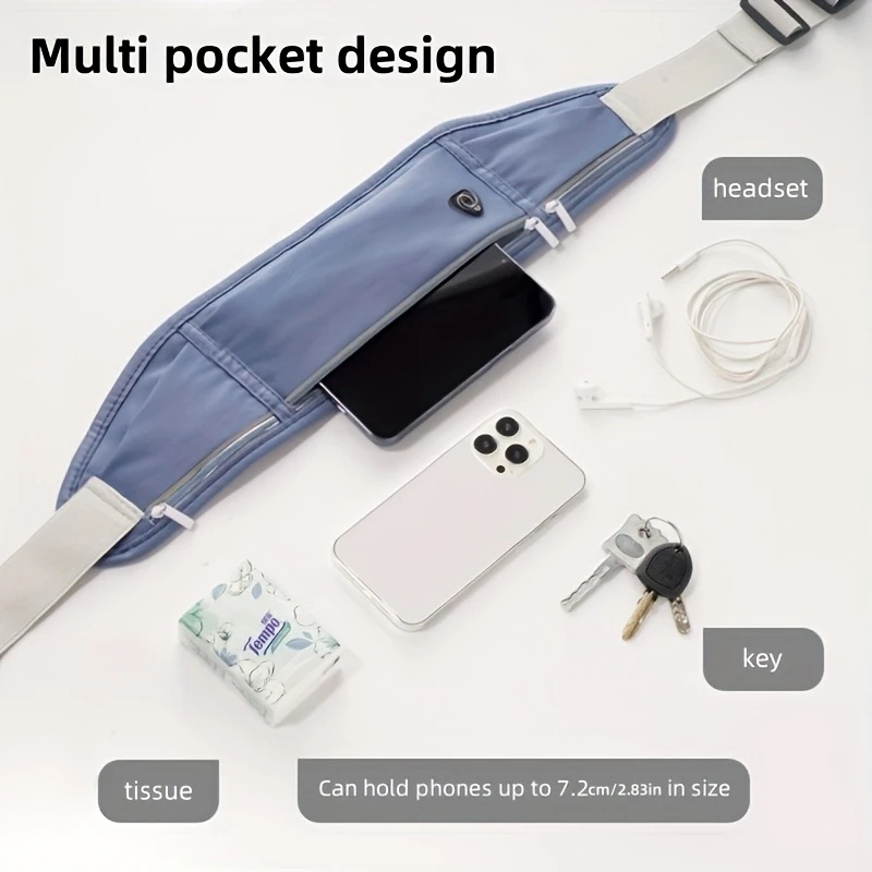 เอวกระเป๋าผู้ชายผู้หญิงกีฬากลา - Running Gear To Hold Phone บทวิจารณ์และราคา