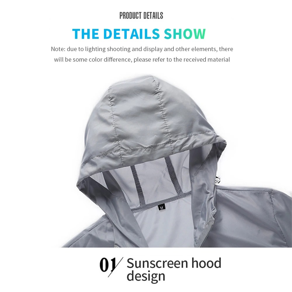 เสื้อแจ็คเก็ตกันแดดแบบมีฮู้ดสำ - Reflective Running Jacket บทวิจารณ์และราคา