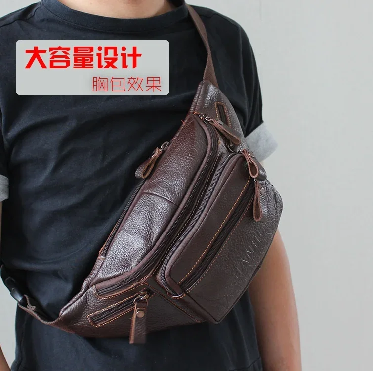 ของแท้ Cowhide หนังเอวกระเป๋าผ - Running Gear To Hold Phone บทวิจารณ์และราคา