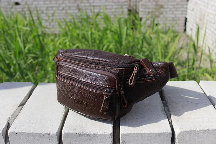 ของแท้ Cowhide หนังเอวกระเป๋าผ - Running Gear To Hold Phone บทวิจารณ์และราคา