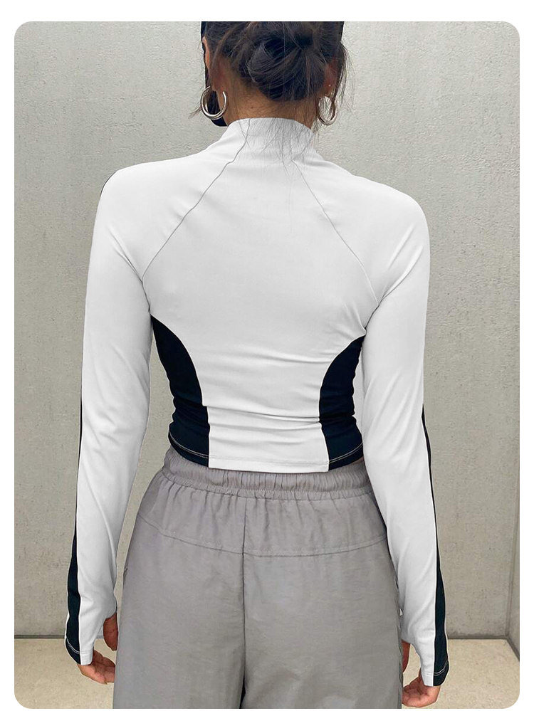 เสื้อโยคะ แจ็คเก็ตคอตั้ง แขนยา - Reflective Running Jacket บทวิจารณ์และราคา