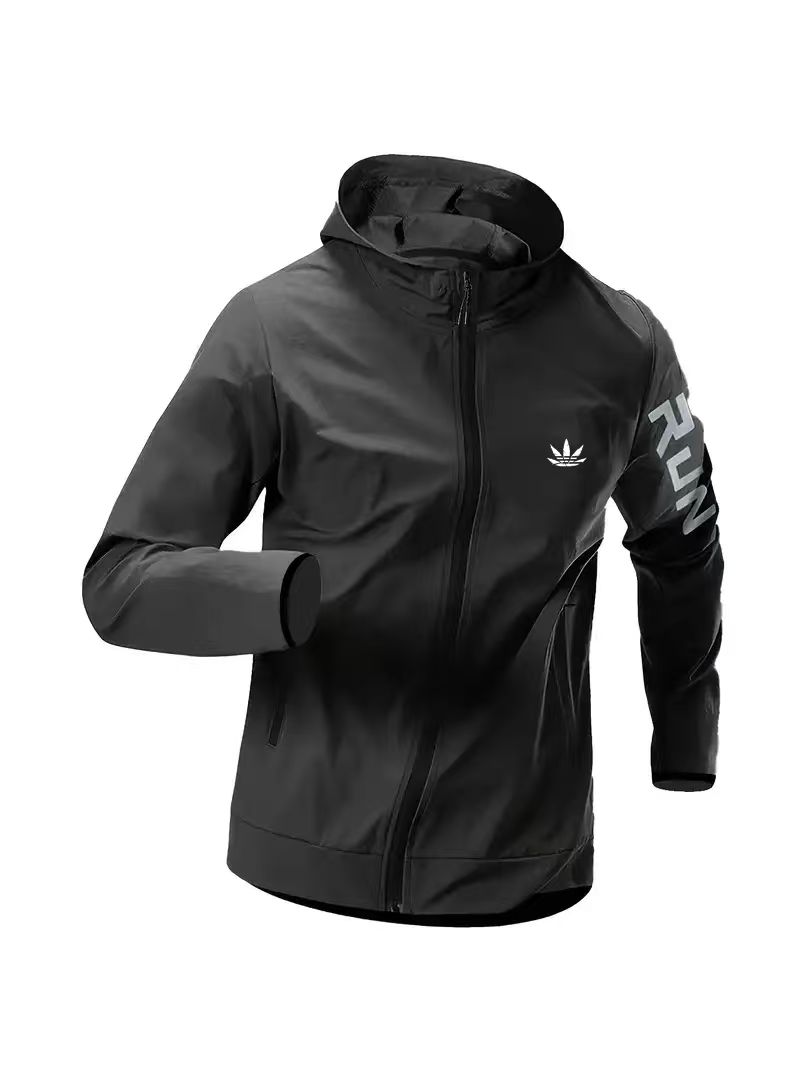 เสื้อแจ็คเก็ตวิ่งมีฮู้ดสำหรับผ - Reflective Running Jacket บทวิจารณ์และราคา
